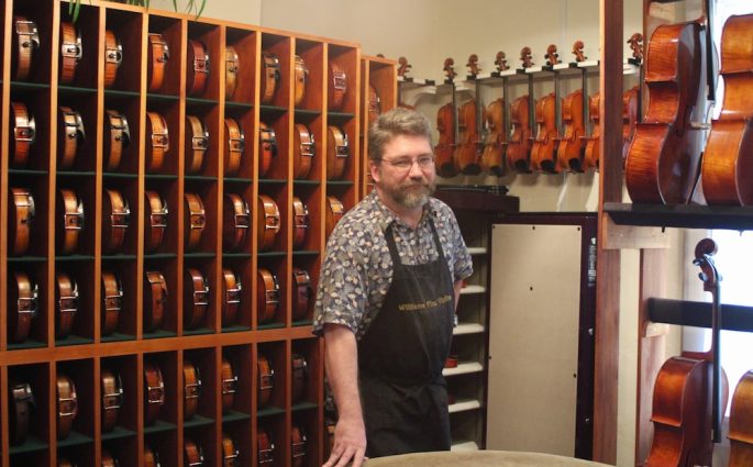 Dustin Williams, Violin Maker in Nashville, TN