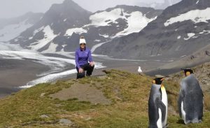 Lynn Warne in Antarctica