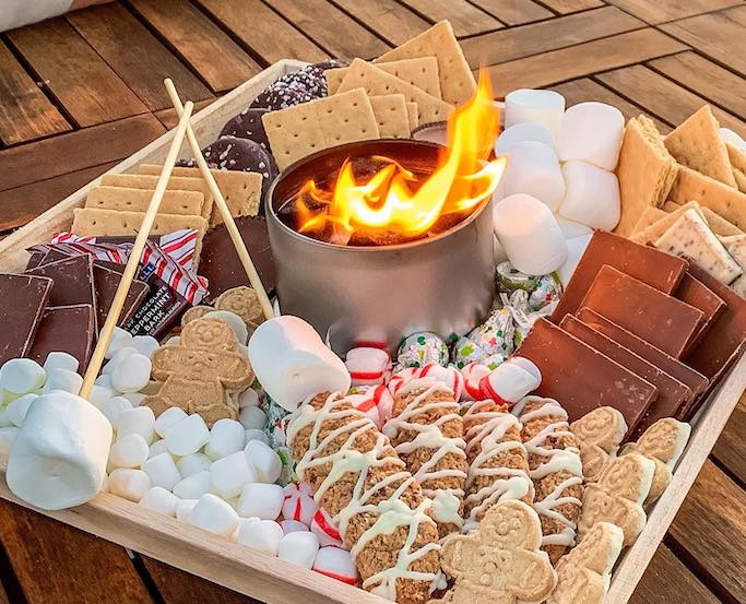 luxury concierge Host and Toast s'mores board
