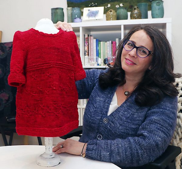 Knitting Expert Tanya Singer - Little Red Dress of Hope