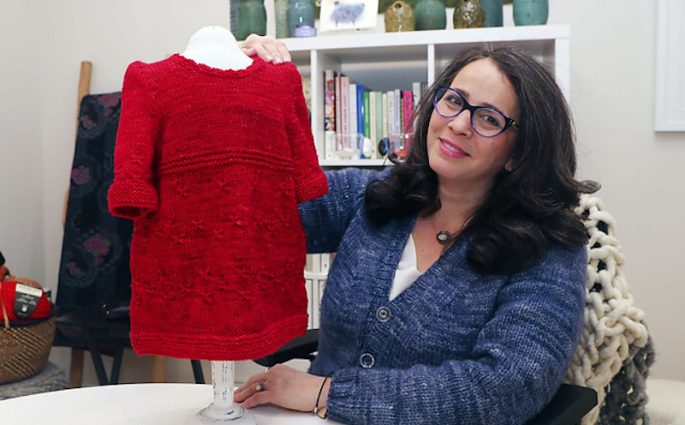 Knitting Expert Tanya Singer - Little Red Dress of Hope